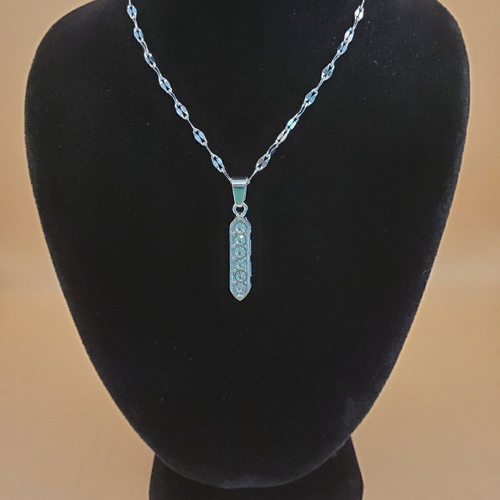 925 Sterling Silver Diamond Pendant Necklace - Women's Jewelry - Picture 8 of 9